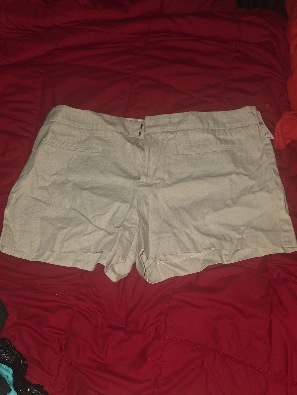 GAP Women's Beige Tailored Bermuda Shorts